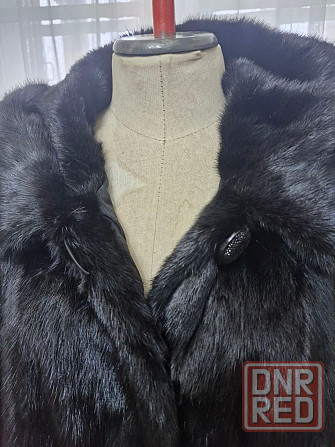 р.54-56 Норка автоледи с капюшоном черная Макеевка - изображение 8