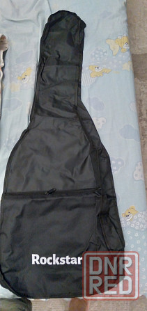 Гитара акустическая Рокстар со звукоснимателем и чехлом Донецк - изображение 2