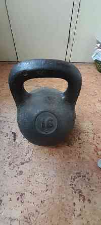 Гиря 16 кг,цена 1000 рублей. Донецк