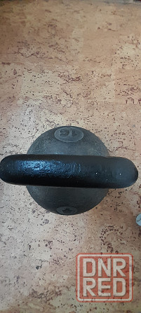 Гиря 16 кг,цена 1000 рублей. Донецк - изображение 1