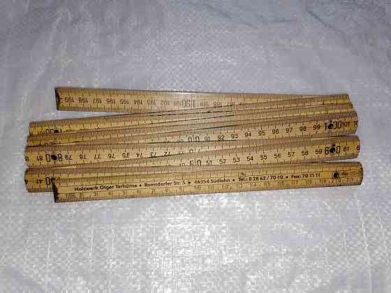 Линейка деревянная , складная 2 м. terhurne (Germany) Стаханов