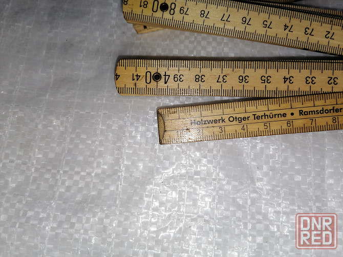 Линейка деревянная , складная 2 м. terhurne (Germany) Стаханов - изображение 4