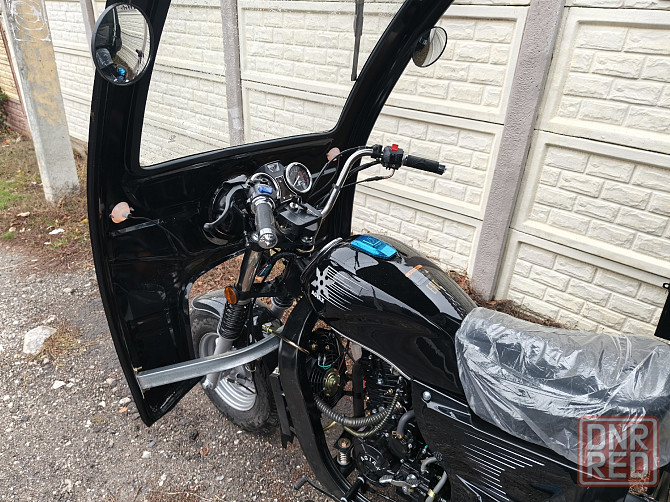 Трицикл грузовой Аякс 250 куб.см, водян.охл, кузов 2м. + кабина + тент куова+ дуги Макеевка - изображение 4