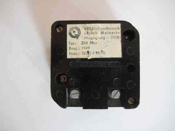 Счетчик часов работы серии zh3 времен Германия "Erich Weinert" Magdeburg Донецк