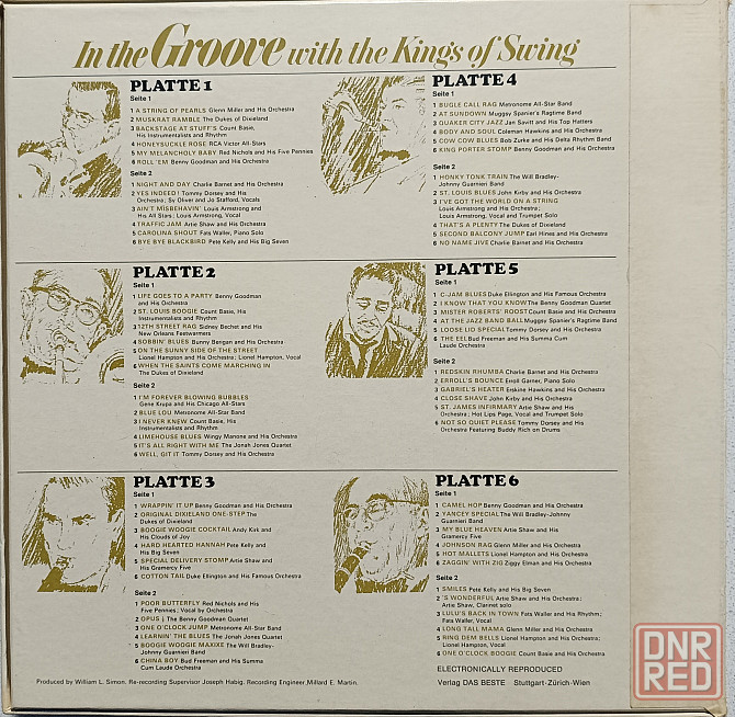 BOX 6LP.Джаз "In The Groove"-"With The Kings Of Swing" Донецк - изображение 2