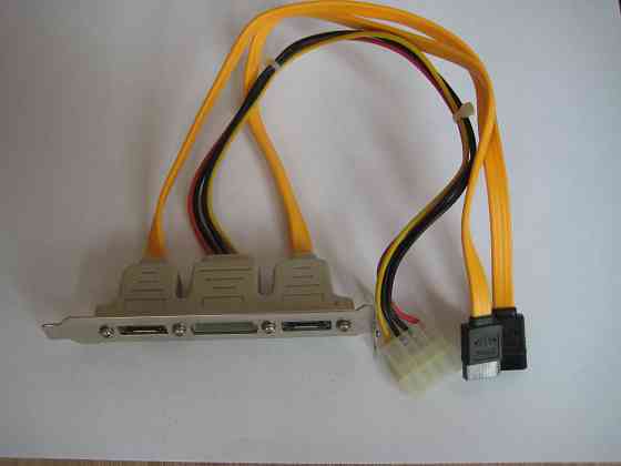 Планка в корпус компьютера 2 порта eSATA + Molex (2xSATA+Molex внутри) Донецк
