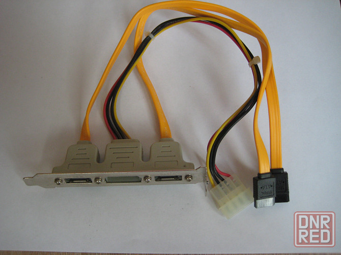 Планка в корпус компьютера 2 порта eSATA + Molex (2xSATA+Molex внутри) Донецк - изображение 2