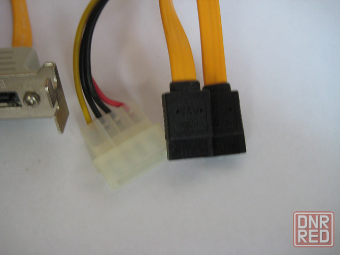 Планка в корпус компьютера 2 порта eSATA + Molex (2xSATA+Molex внутри) Донецк - изображение 4