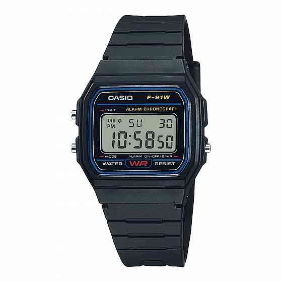Часы Casio F-91W-1 Illuminator, наручные, электронные, цифровые, оригинал Донецк