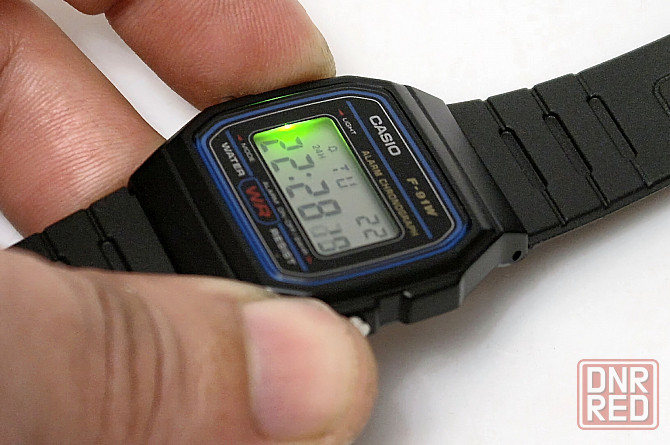 Часы Casio F-91W-1 Illuminator, наручные, электронные, цифровые, оригинал Донецк - изображение 5