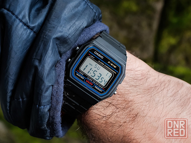 Часы Casio F-91W-1 Illuminator, наручные, электронные, цифровые, оригинал Донецк - изображение 2