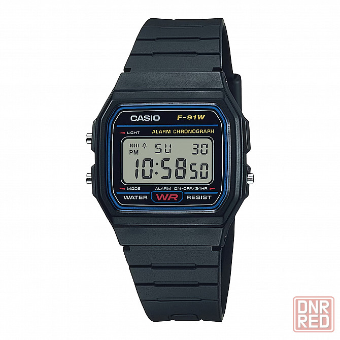Часы Casio F-91W-1 Illuminator, наручные, электронные, цифровые, оригинал Донецк - изображение 1
