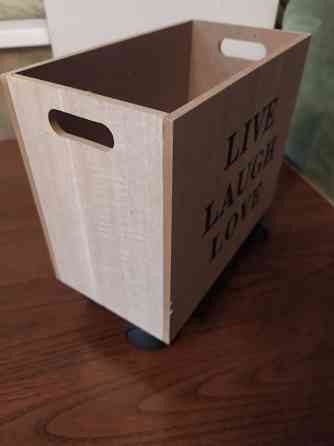 Шкатулка деревянная на колесиках Макеевка