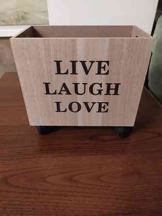 Шкатулка деревянная на колесиках Макеевка