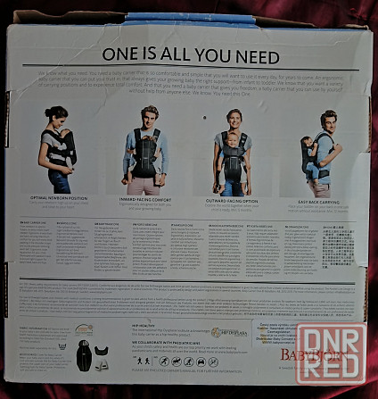 Рюкзак-кенгуру BabyBjorn ONE Швеция Донецк - изображение 4