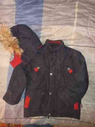 Куртка мальчуковая зимняя,нат.мех р-р 122 Донецк