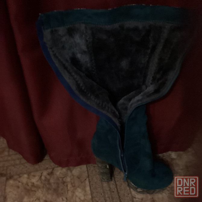 Ботфорты натуральная кожа р 37, замшевые сапоги, туфли Макеевка - изображение 5