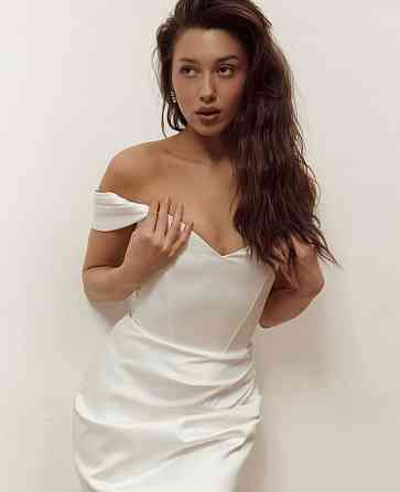 Платье свадебное вечернее корсетное короткое Донецк