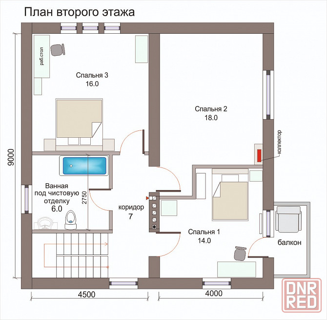 Дом 222 м.кв. в центре Гвардейки. Макеевка Макеевка - изображение 11