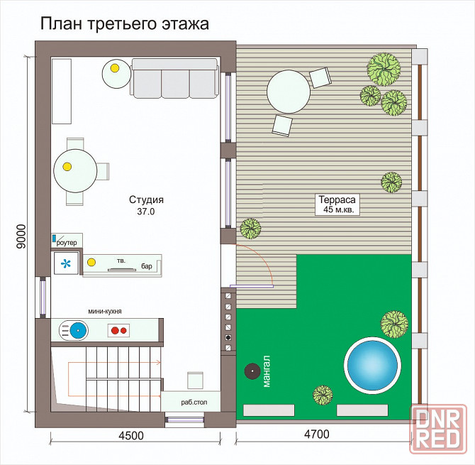 Дом 222 м.кв. в центре Гвардейки. Макеевка Макеевка - изображение 12