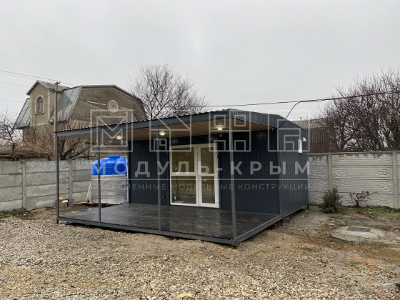 Бытовка с террасой 6х6х2.9 Донецк