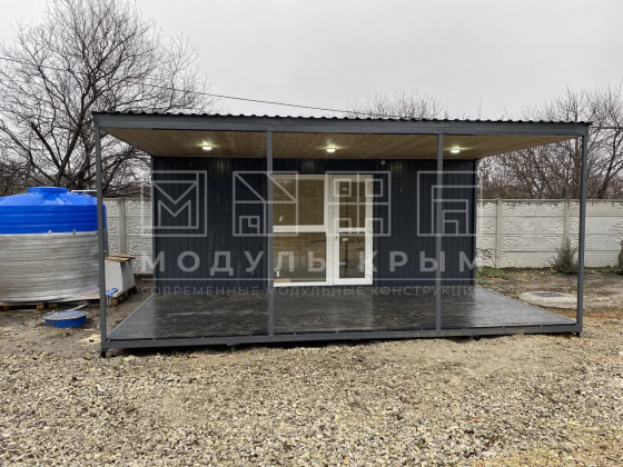 Бытовка с террасой 6х6х2.9 Донецк