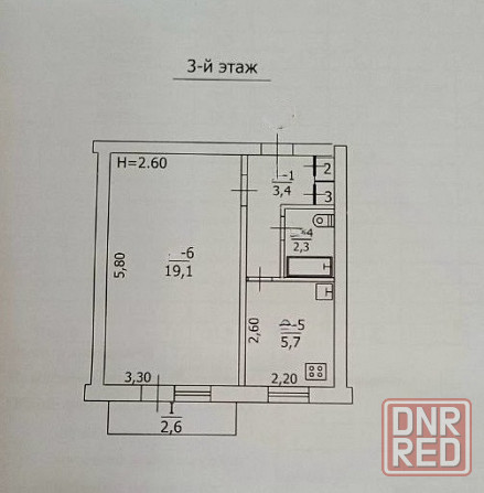 1к кв Ханженково Макеевка - изображение 5