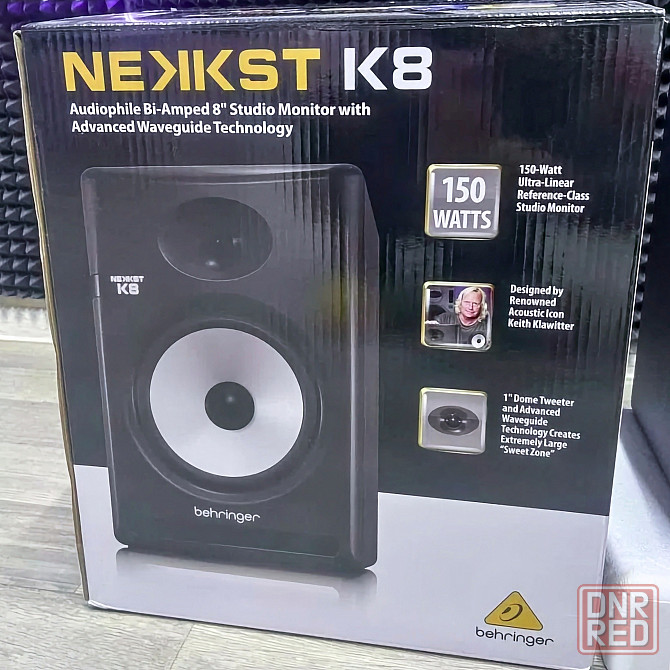 Студийный монитор BEHRINGER NEKKST K8, 8 дюймов, колонки, акустика Донецк - изображение 6