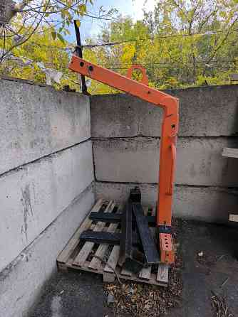 Захват кран вилочный грузоподъемный для кму манипулятор поддоны плитка фэм тротуарная шлакоблок Донецк
