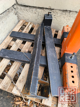 Захват кран вилочный грузоподъемный для кму манипулятор поддоны плитка фэм тротуарная шлакоблок Донецк - изображение 3