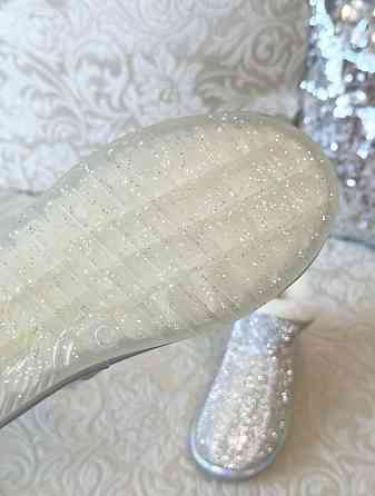 Красивые зимние блестящие угги с камнями, зимние сапоги, ботинки, натуральный мех Донецк