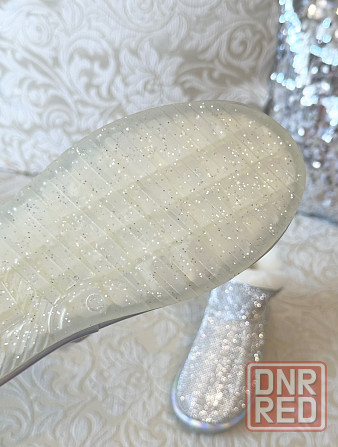 Красивые зимние блестящие угги с камнями, зимние сапоги, ботинки, натуральный мех Донецк - изображение 5