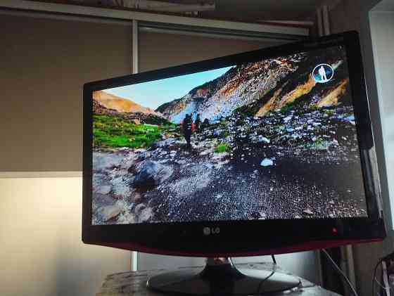 телевизор-монитор LG M227WDL в рабочем состоянии с новым пультом Донецк