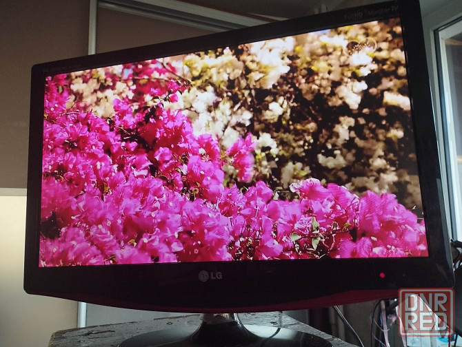телевизор-монитор LG M227WDL в рабочем состоянии с новым пультом Донецк - изображение 1