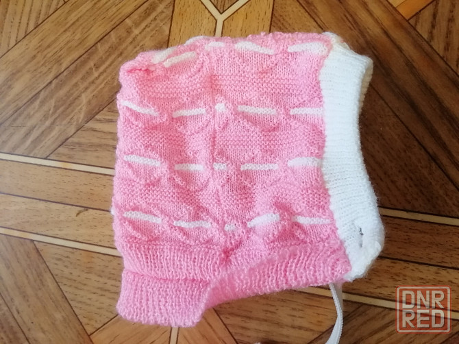 Продам шапочки шапки для новорожденной девочки Донецк - изображение 4