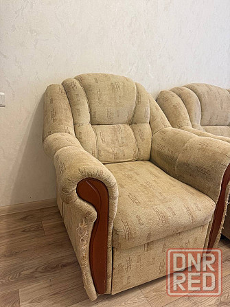 Диван раскладной и 2 кресла Донецк - изображение 3