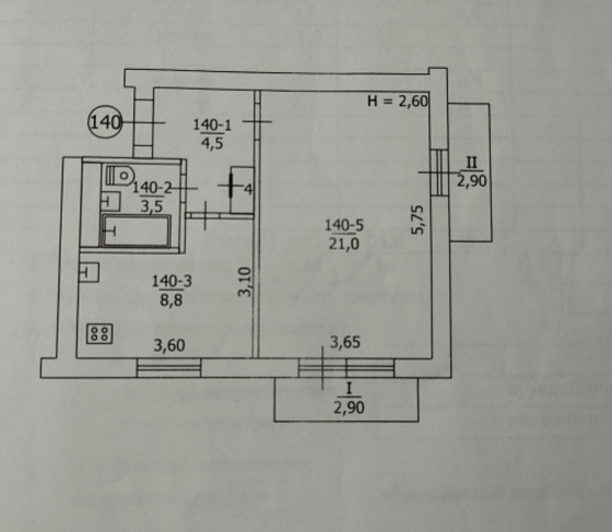 Продам 1 квартиру Бажанова Макеевка