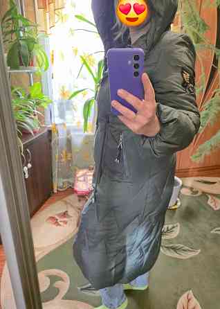 Куртка женская зимняя в сером и чёрном цветах Донецк