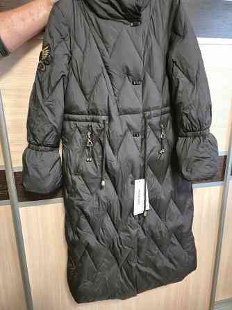 Куртка женская зимняя в сером и чёрном цветах Донецк