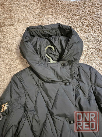 Куртка женская зимняя в сером и чёрном цветах Донецк - изображение 7