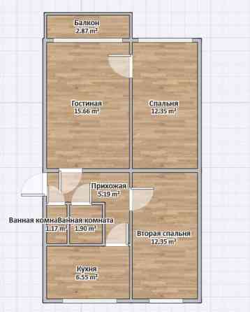 Продам 3-хкомнатную квартиру Кировское