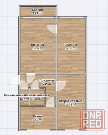 Продам 3-хкомнатную квартиру Кировское - изображение 1