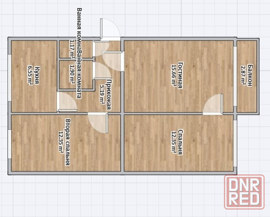 Продам 3-хкомнатную квартиру Кировское - изображение 1