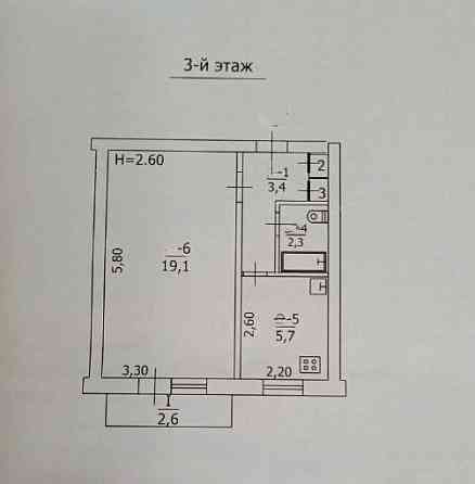 1-к кв Ханженково малосемейка 31м.кв. Макеевка