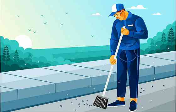 Уборщик территории Донецк