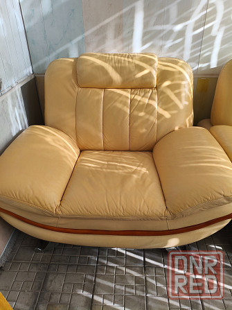 Продам, два кожаных кресла. Макеевка - изображение 3