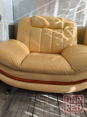 Продам, два кожаных кресла. Макеевка - изображение 2