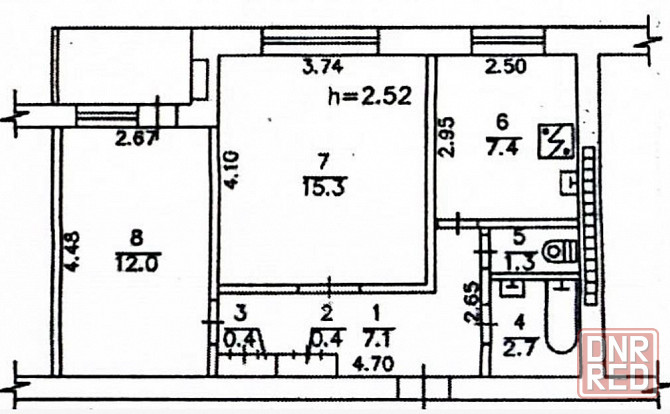 Продажа 2 ком. кв-ры. по ул. Щетинина в Пролетарском р-не, г. Донецк Донецк - изображение 8