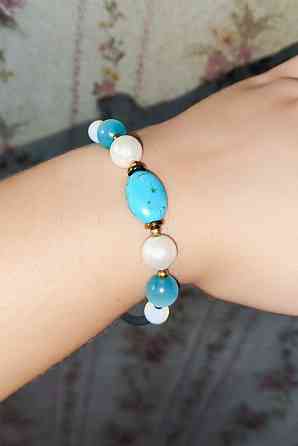 Бусы и браслет из бирюзы Донецк