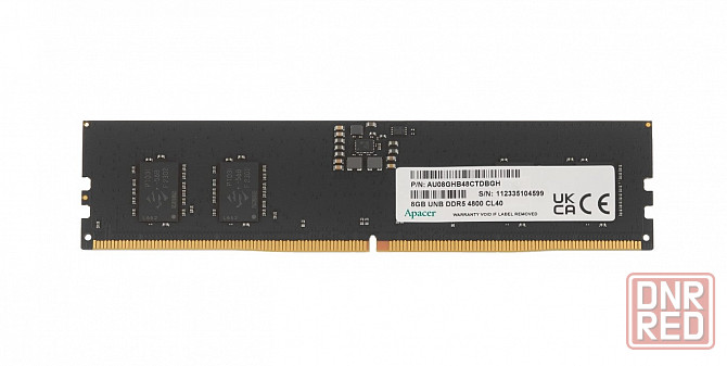 Оперативная память Apacer DDR5 16Gb 5600MHz (AU16GHB56CVBBGH) Донецк - изображение 1